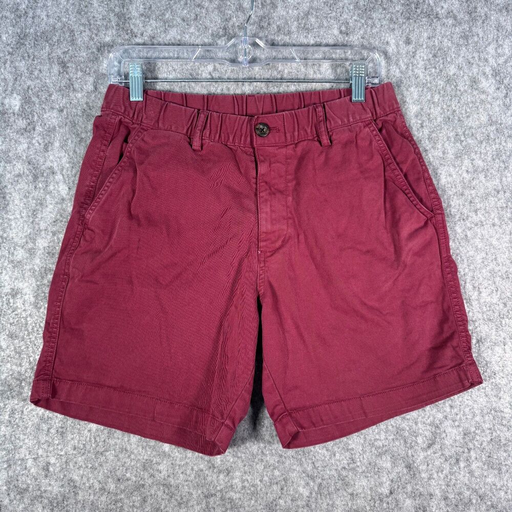 Bearbottom Chino Shorts Mens Medium Red 7" Inseam